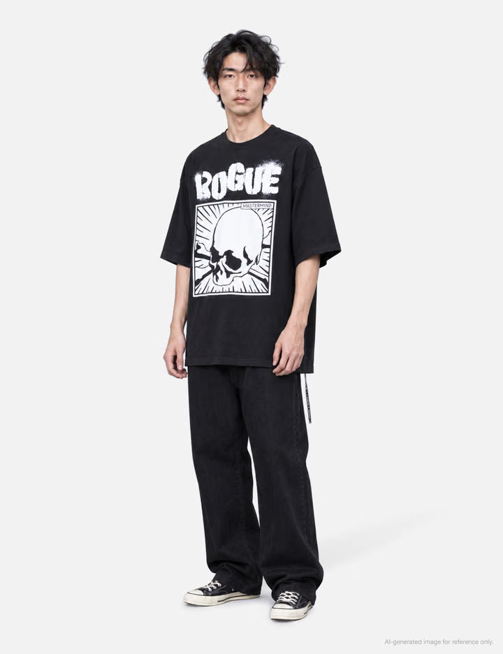 Boxy Cartoon Skull SS Tee