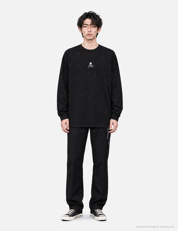 Boxy Swarovski® Crystals LS Tee