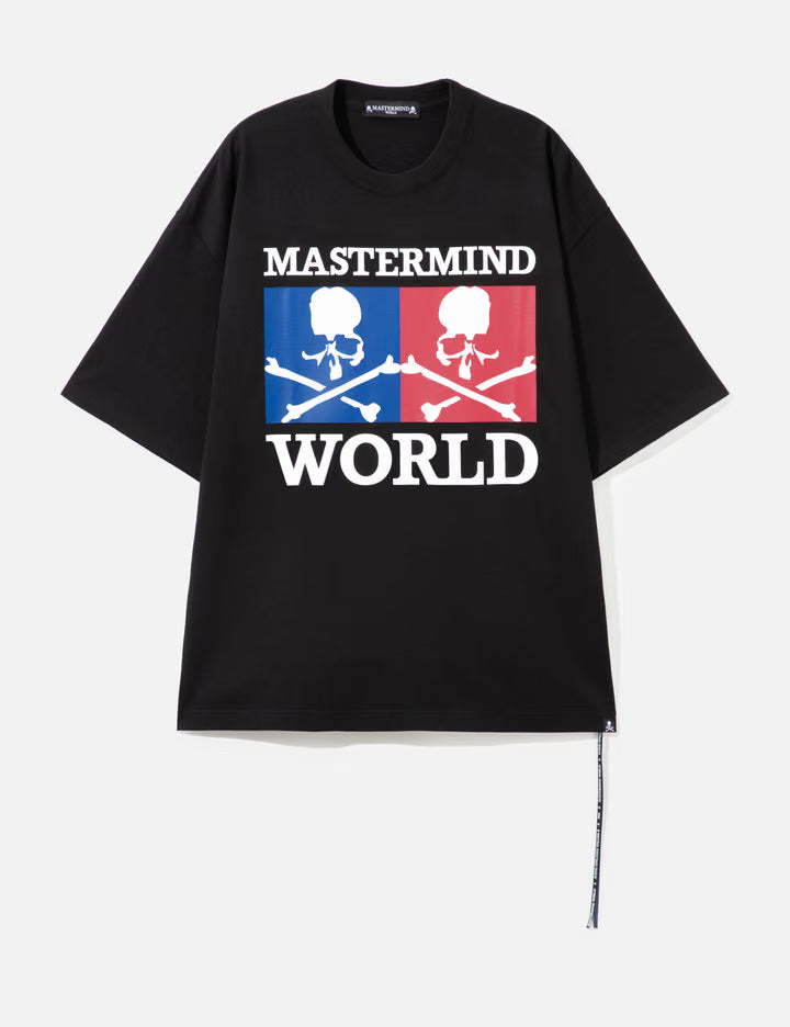 Boxy Two-Tone Motif Logo SS Tee
