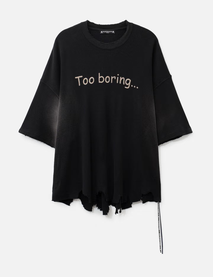 Boxy Vintage Waffle SS Tee