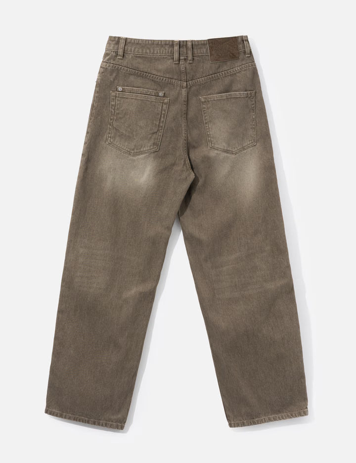 Brushed Rib Texture Jeans