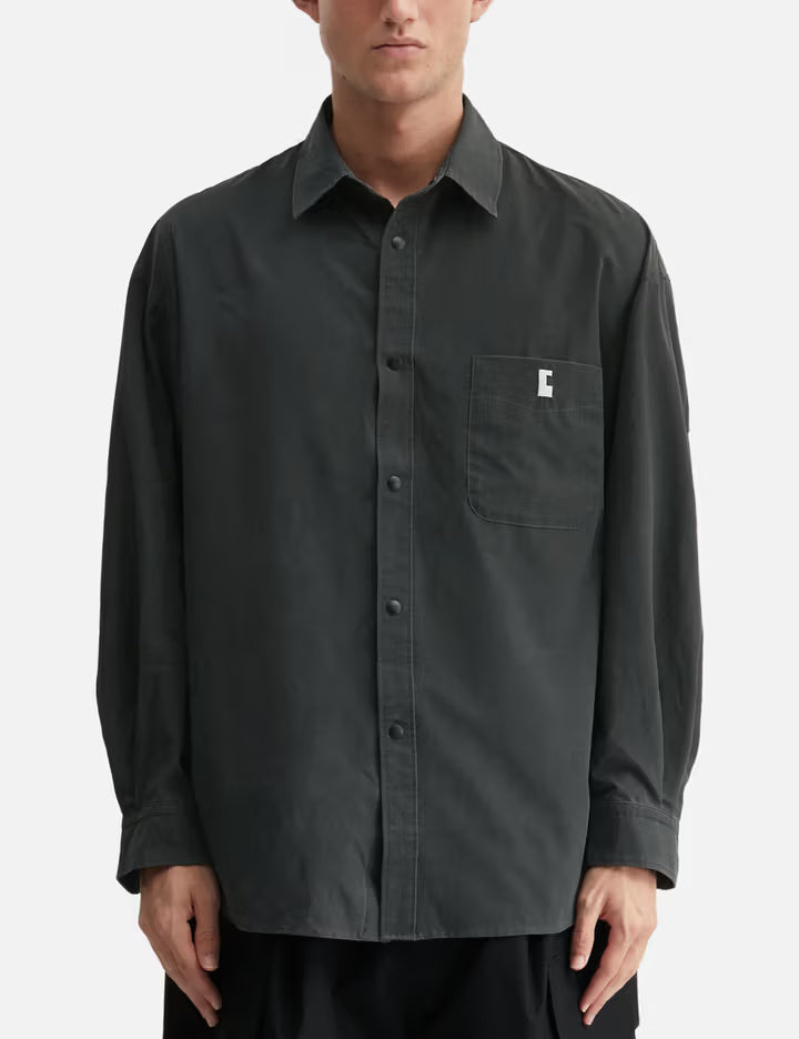 "C”vintage Effect Cooldots® City Uniform L/S Shirt V