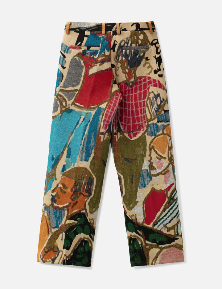 Jaquarded Boy Who Jumped The Moon Pants