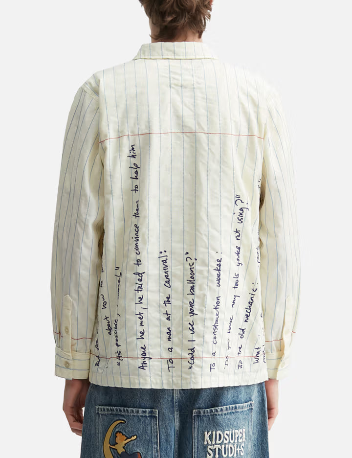 Paper Handwriting Overshirt