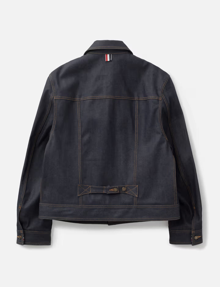 Selvedge Denim Backstrap Utility Jacket