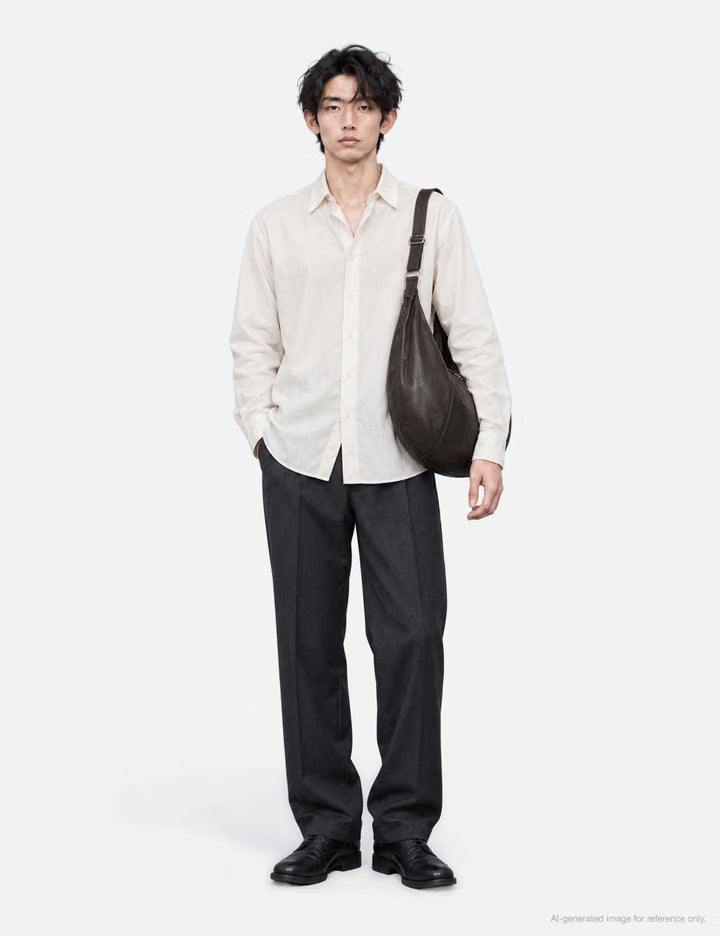 Calf Leather Shoulder Bag Large