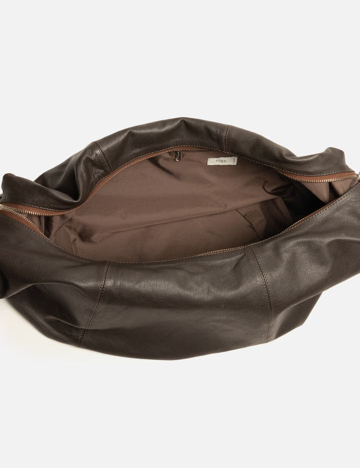 Calf Leather Shoulder Bag Large