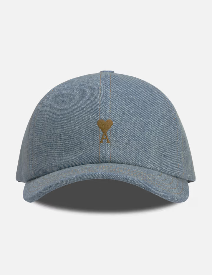 Denim Ami De Coeur Embroidery Cap