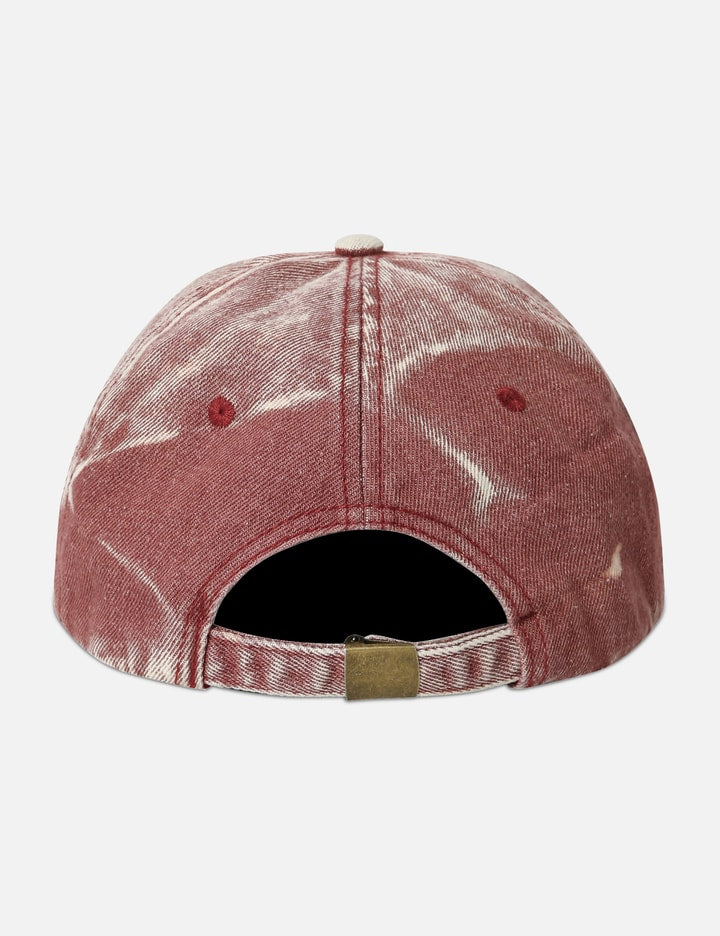 "Aly Distressed Logo Red" Washed Cap