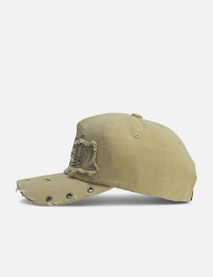 Destroyed Vintage Ball Cap Beige