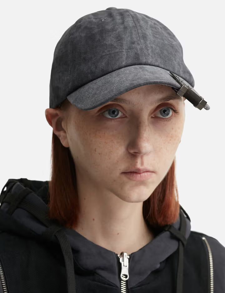 Washed Metal Cut Cap