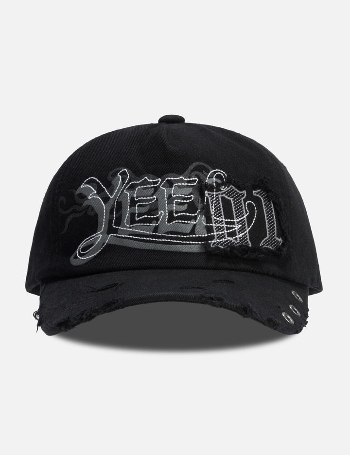 Destroyed Vintage Ball Cap Black