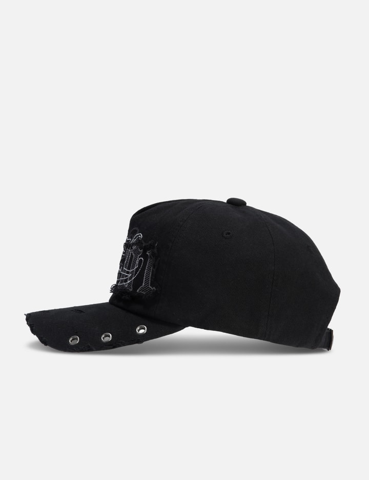 Destroyed Vintage Ball Cap Black