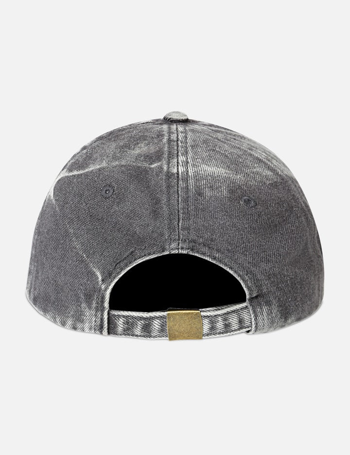 "Aly Distressed Logo Grey" Washed Cap