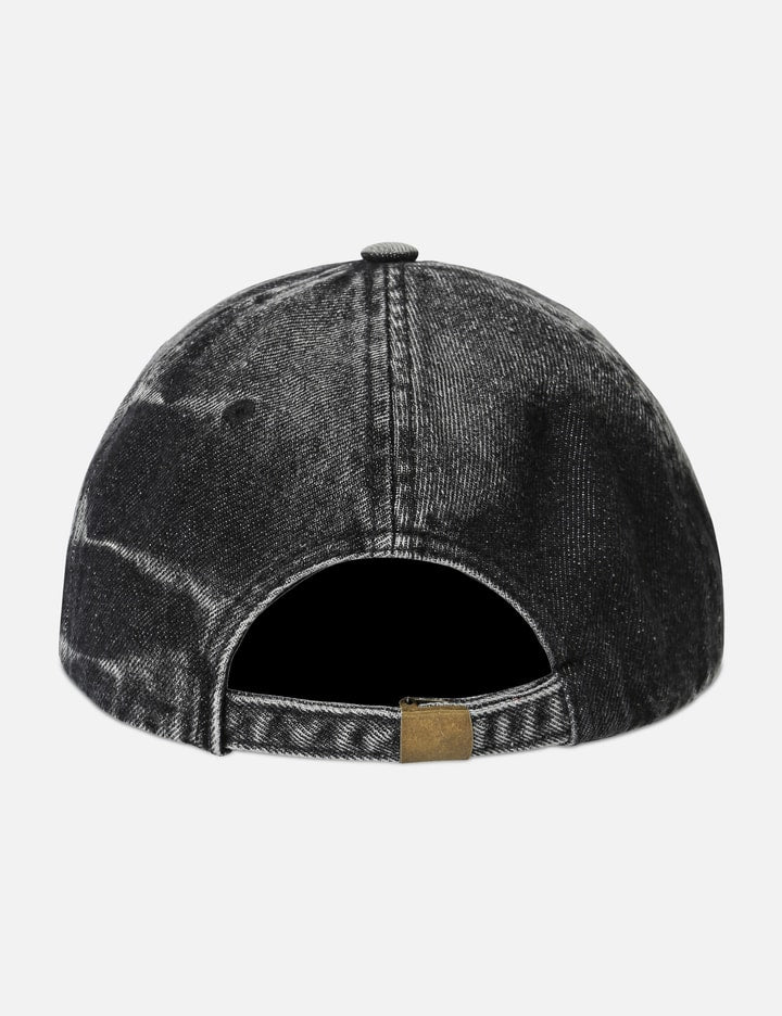 "Aly Distressed Logo Black" Washed Cap