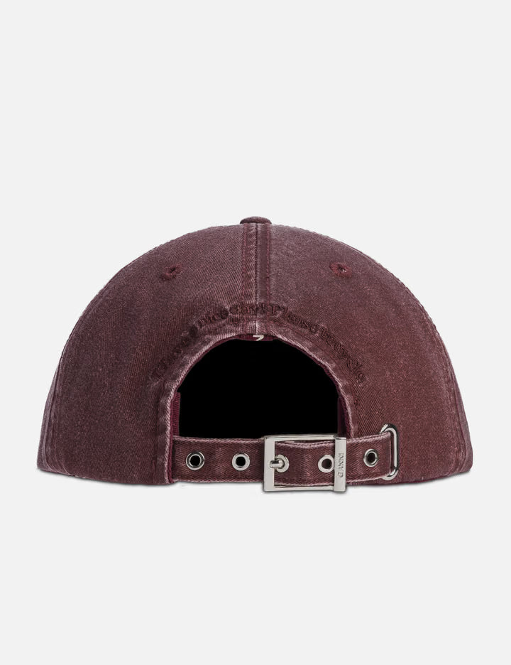 Cap In Red Cotton