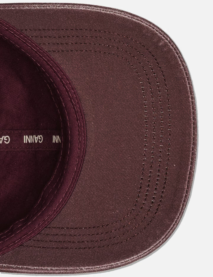 Cap In Red Cotton