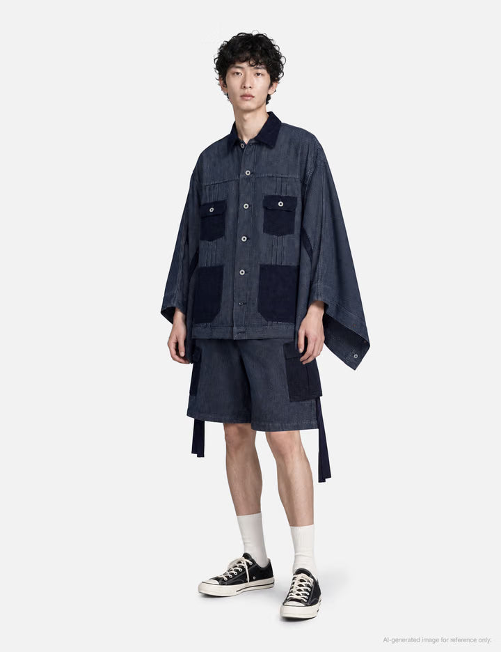 Cape Coverall Jacket Rinse