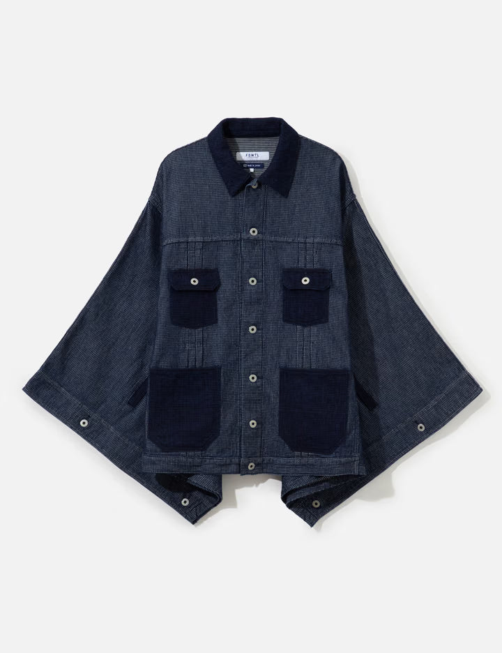 Cape Coverall Jacket Rinse