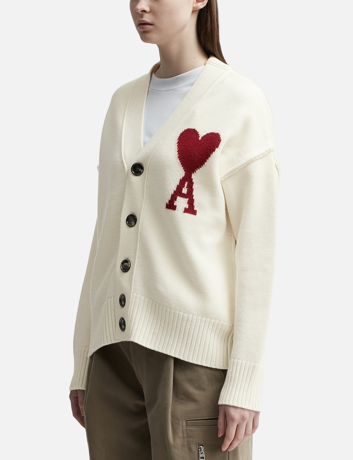 White Wool Ami de Coeur Cardigan