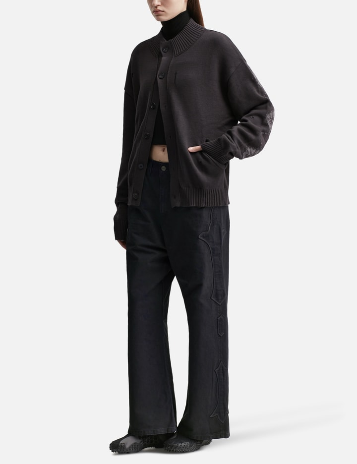 Button Up Cardigan Ethnic Sleeves