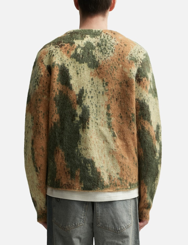 Camo Mohair Cardigan