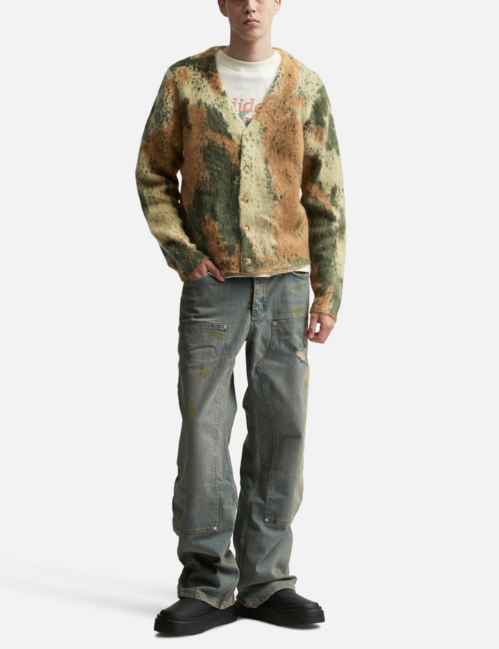 Camo Mohair Cardigan