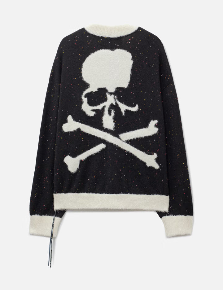 Cashmere Tweed Cardigan Oversized