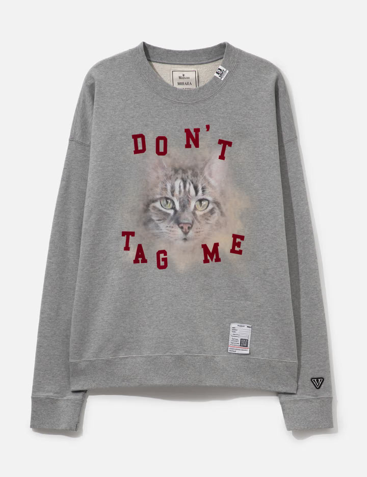 Cat Printed Sweatshirt