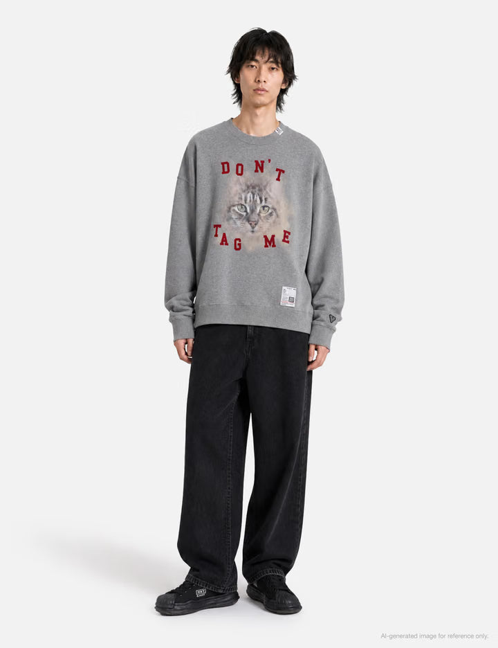 Cat Printed Sweatshirt
