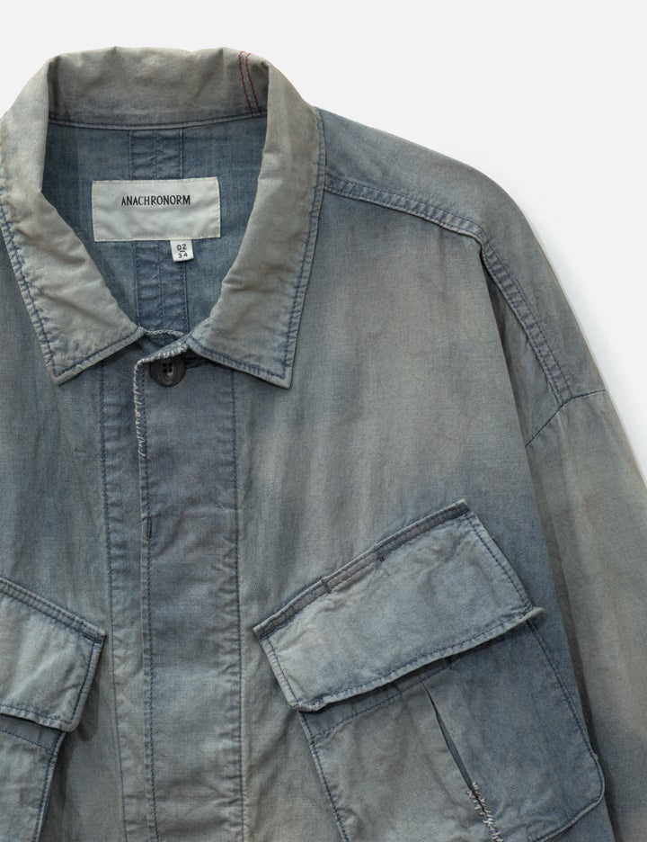 Chambray Remaked Fatigue Jacket
