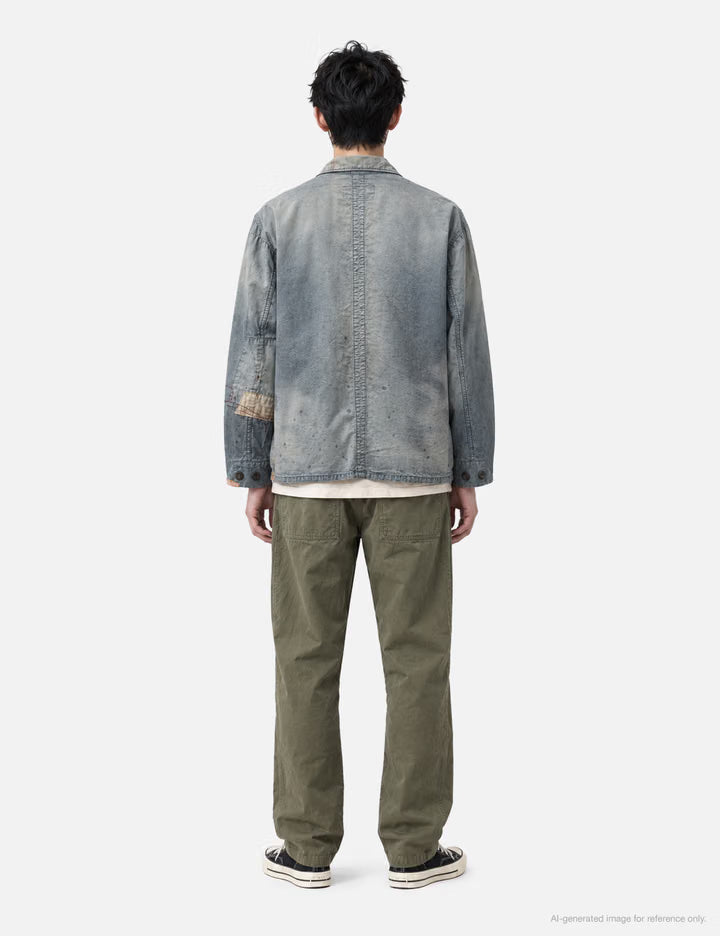 Chambray Remaked Fatigue Jacket