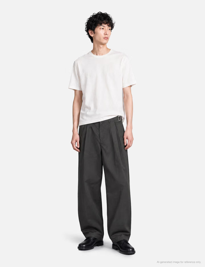 Cinched Side Heavy Chino Pants
