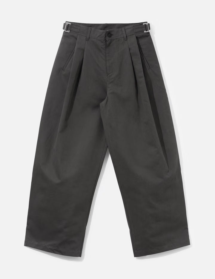 Cinched Side Heavy Chino Pants