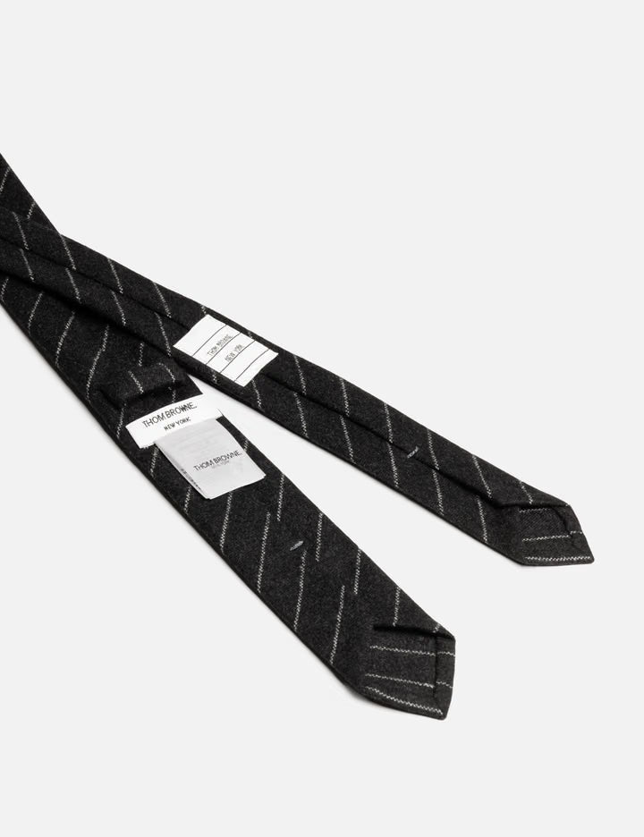 Classic Tie In Chalk Stripe Flannel