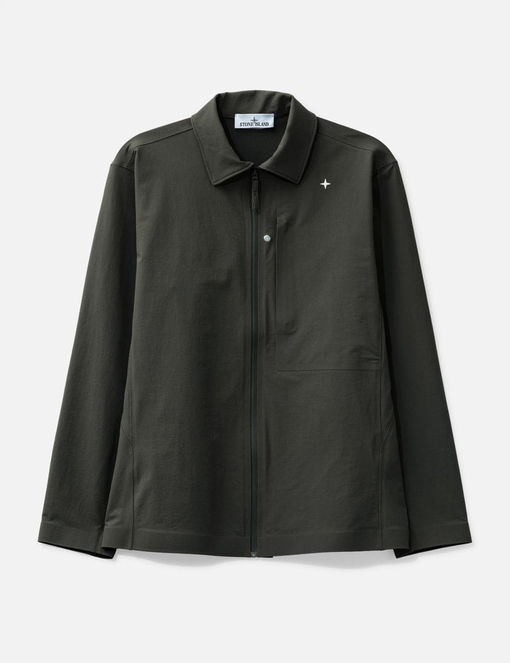 Textured Stretch Nylon Stellina Overshirt