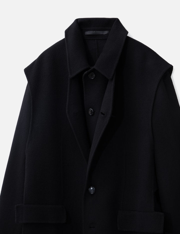 META BALMACAAN COAT BLACK