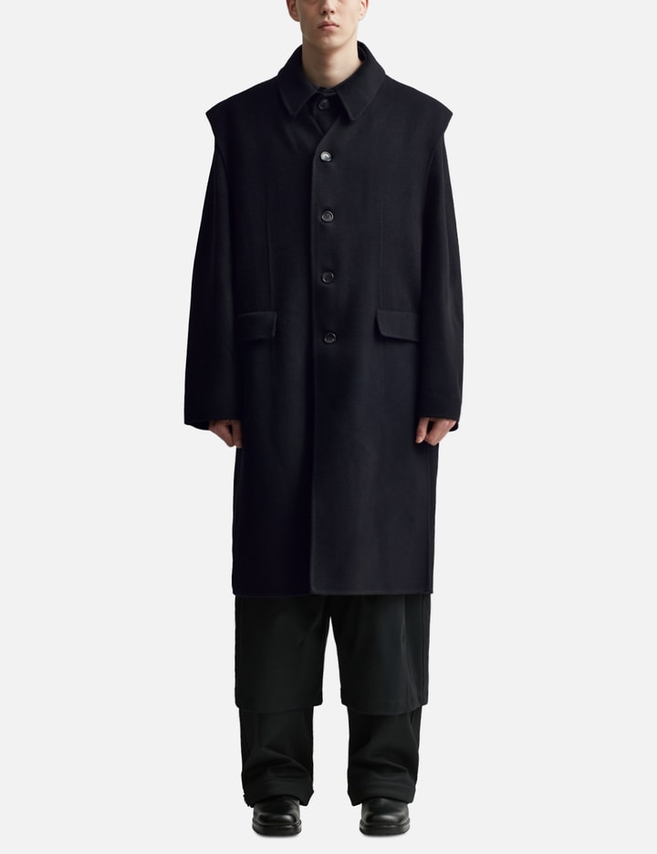 META BALMACAAN COAT BLACK