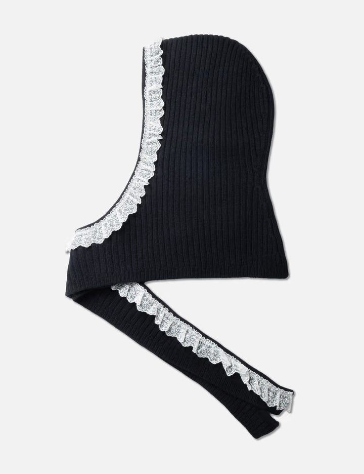 Compact Wool Balaclava Lace