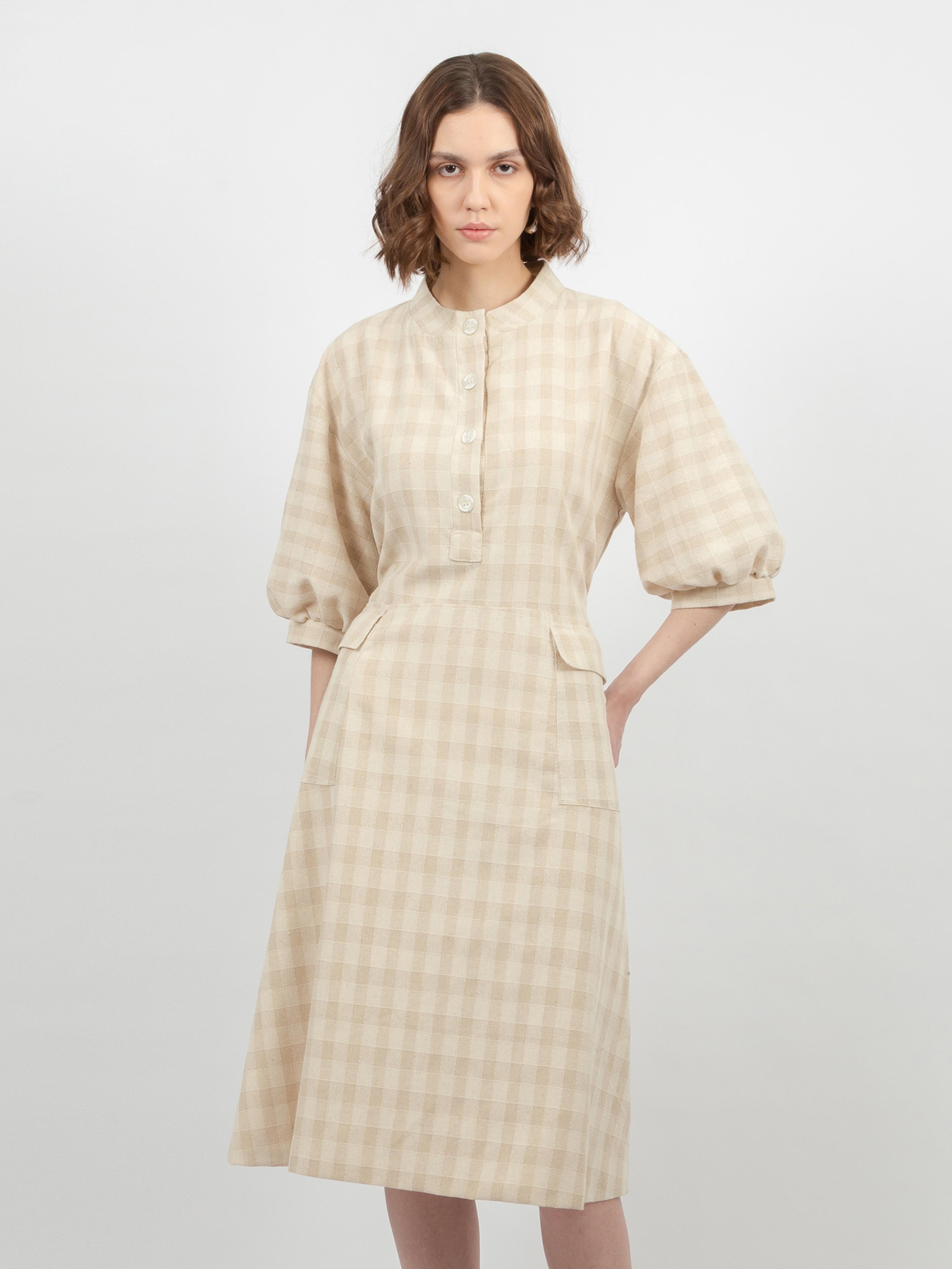 Alma Eco Linen Dress