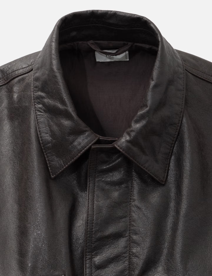 Cow Leather Flight Jacket