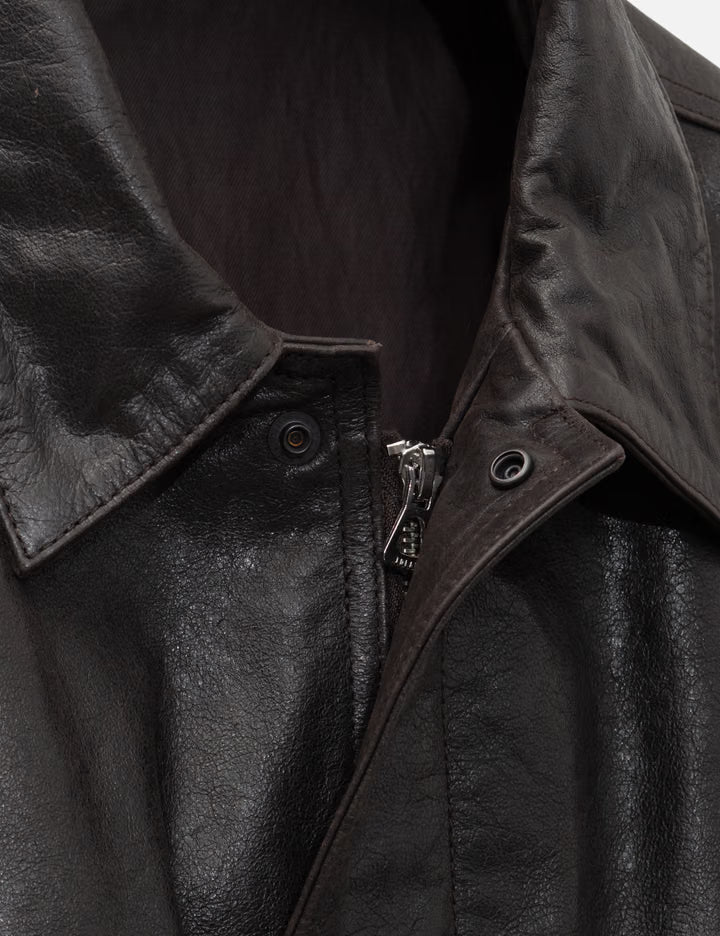 Cow Leather Flight Jacket