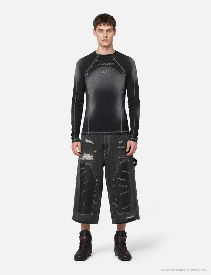 Crossbones Long Sleeves T-Shirt