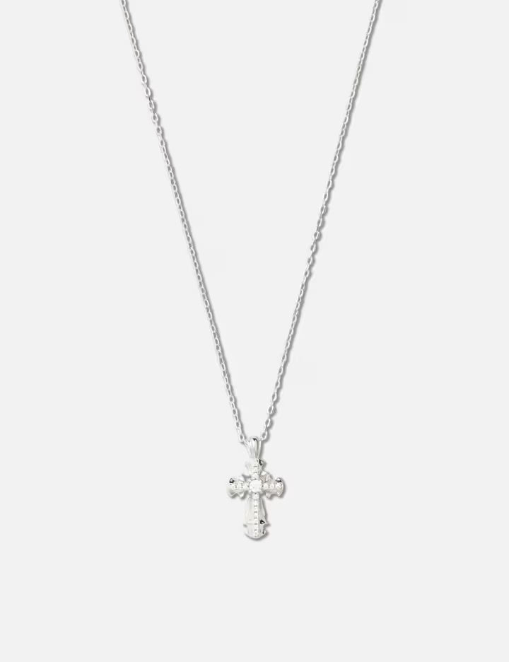 CRUCIS Mini Cross Pendant Necklace