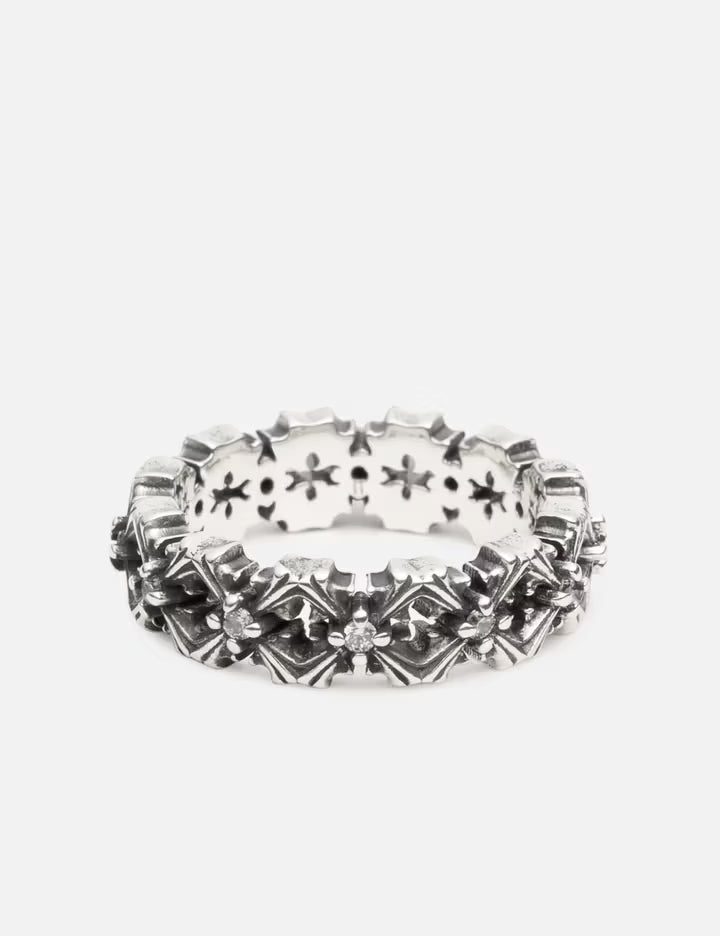 CRUCIS Quadruplets Classic Oxidised Ring