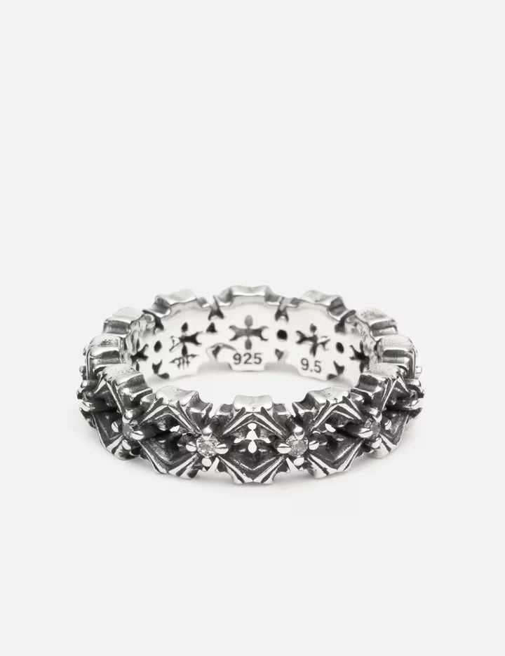 CRUCIS Quadruplets Classic Oxidised Ring