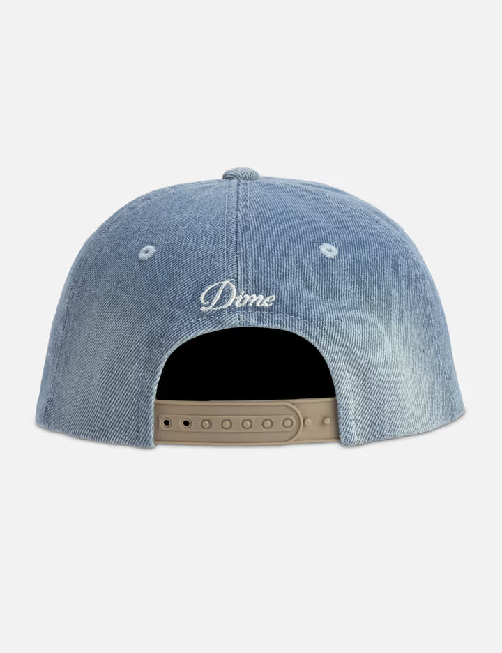 Cursive Denim Worker Cap