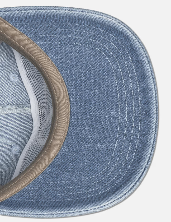 Cursive Denim Worker Cap