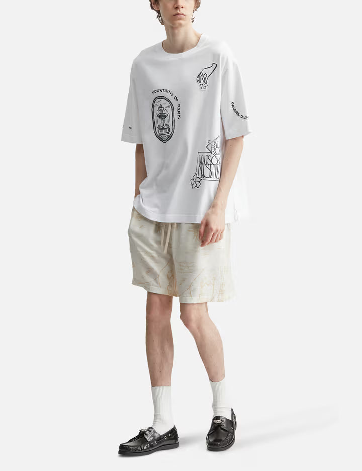 Art Nouveau Stamps Oversize T-Shirt
