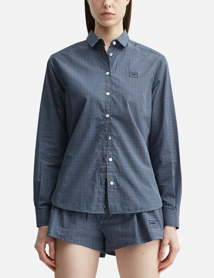 G Classic Embroidered Button-Up Shirt